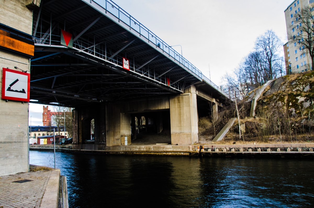 Bilden visar Danviksbron