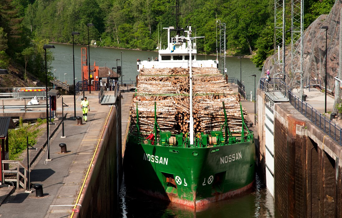 Slussar i Trollhätte kanal