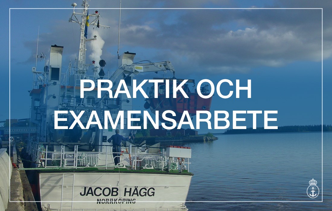 Bild på Jacob Hägg som tar upp en båt från vattnet. Bilden är en länk in till sidan där sjöfartsverket informerar om praktikmöjligheter