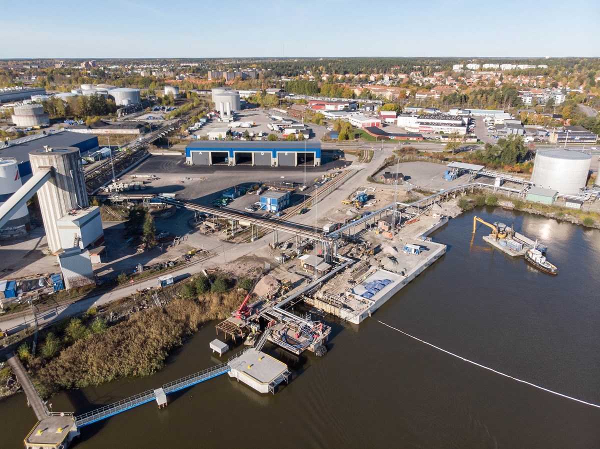 Muddring av energihamnen i Västerås