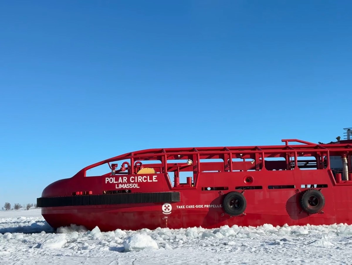 Bild på nya fartyget polar circle