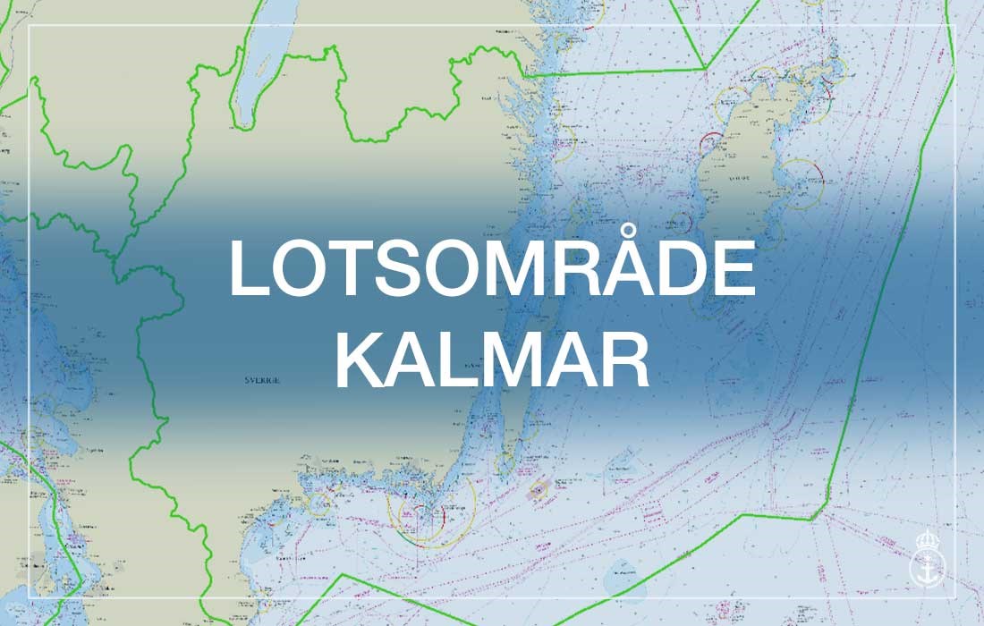 Karta över lotsområde Kalmar.