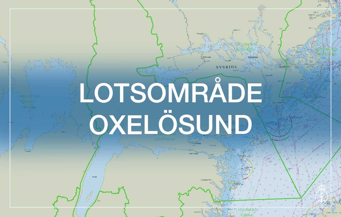 Karta över lotsområde Oxelösund.